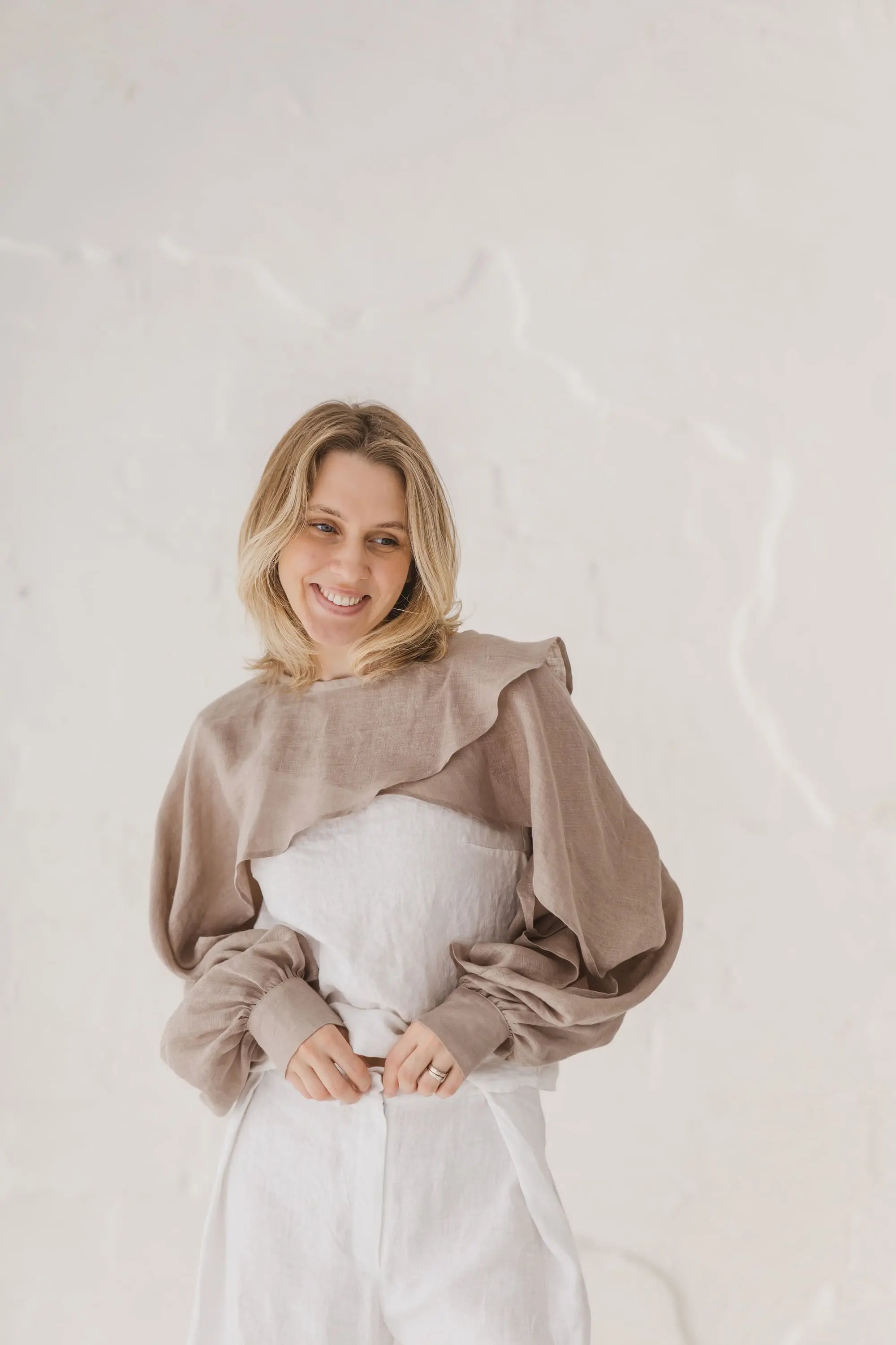 Linen Bolero - Lightweight Gauze Summer Shrug Epic Linen