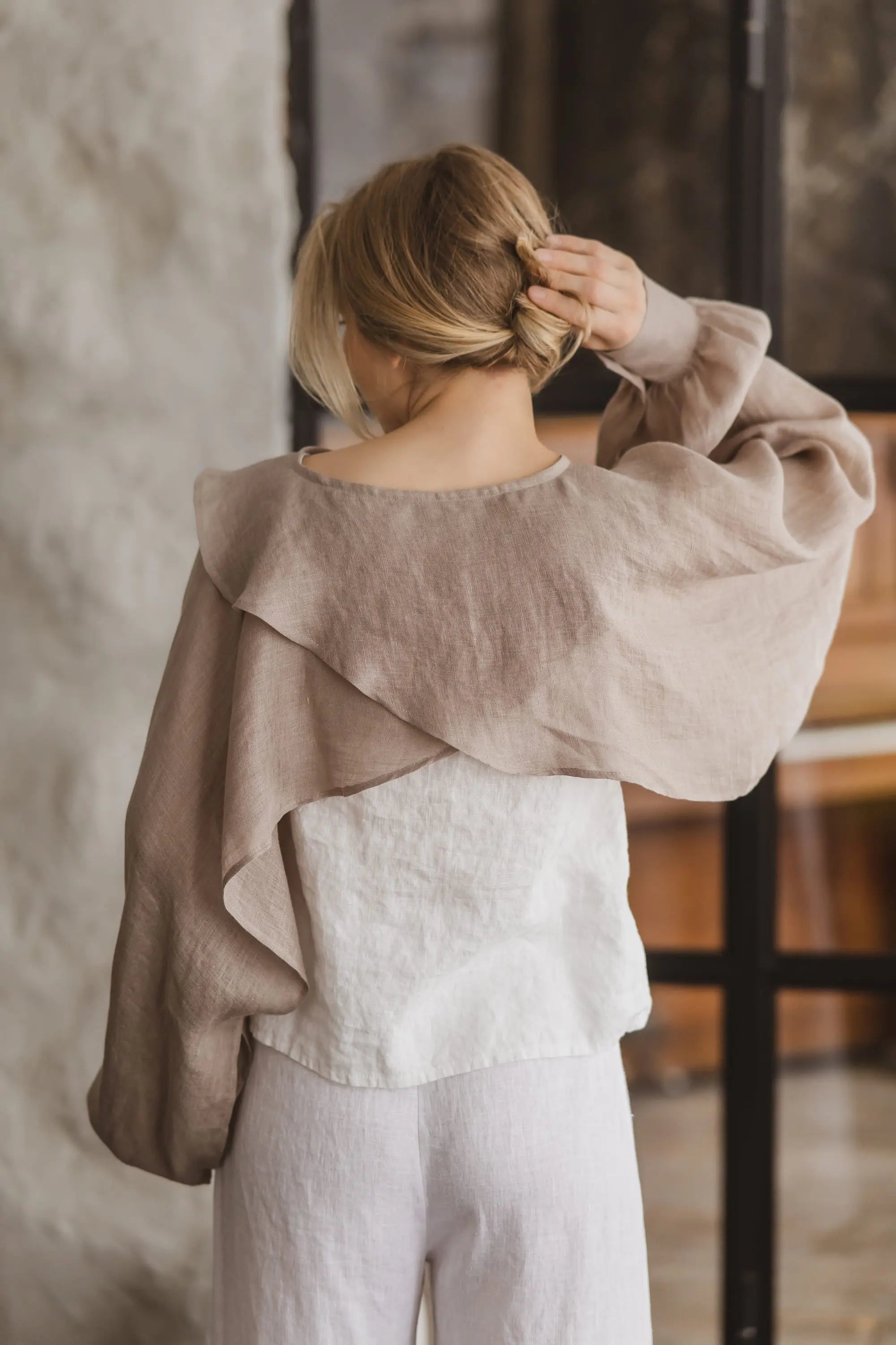 Linen Bolero - Lightweight Gauze Summer Shrug Epic Linen