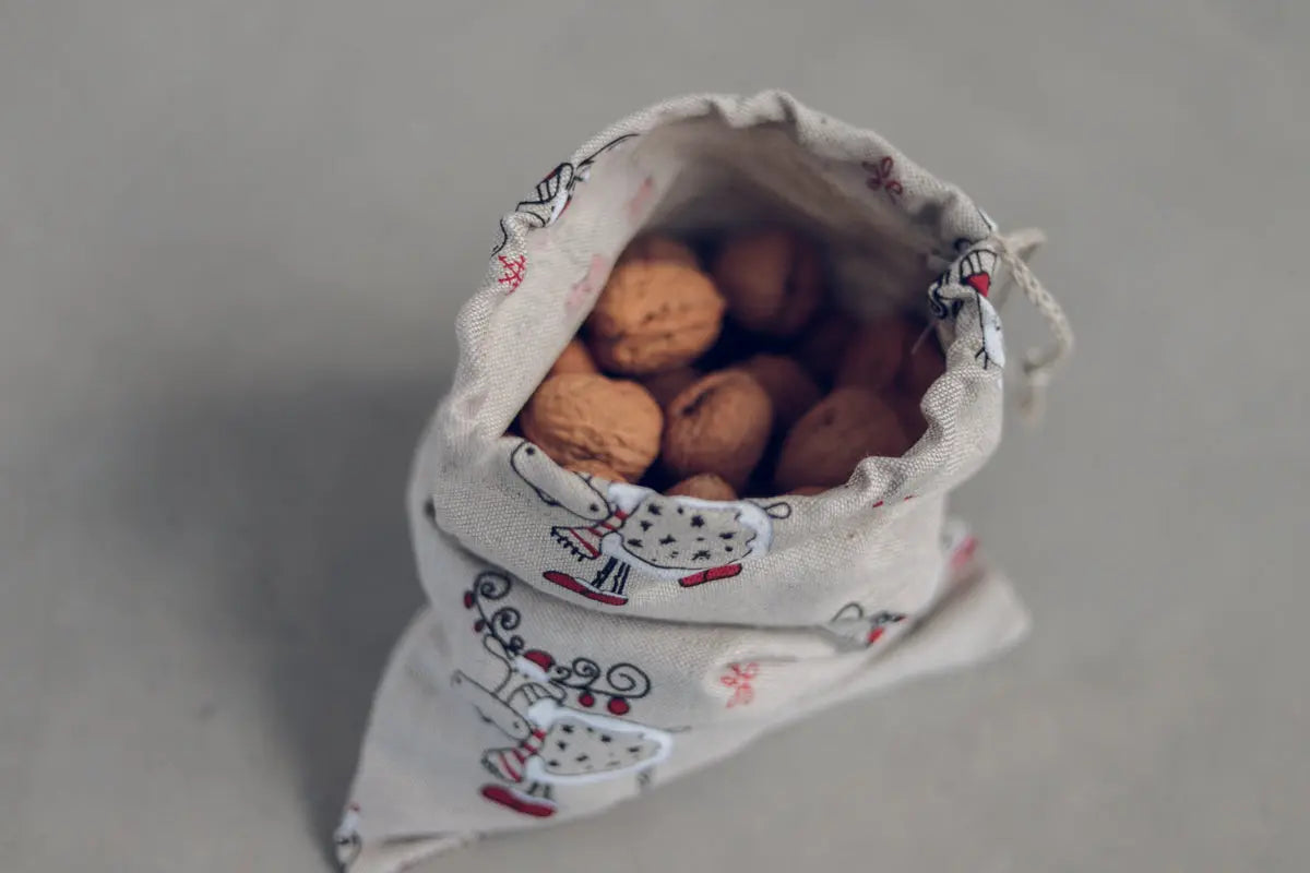 Christmas Linen Produce Storage Bag Epic Linen