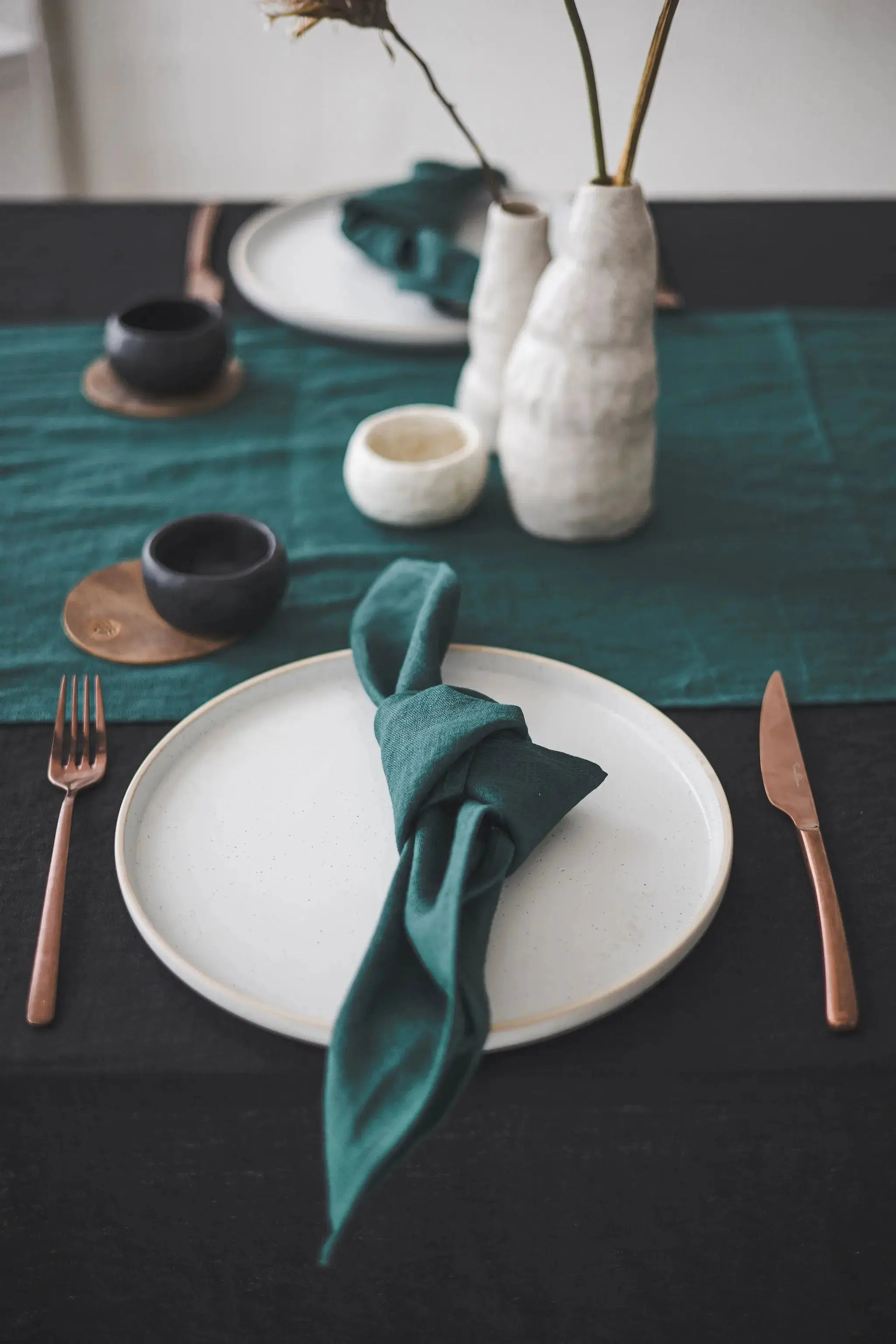 READY TO SHIP: Set of 5 Stonewashed Linen Napkins Epic Linen