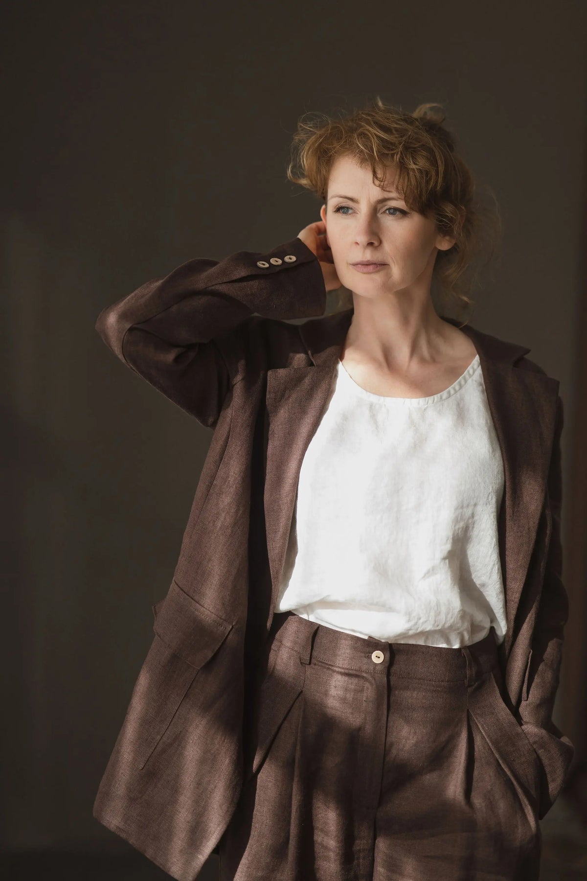 Oversized Suit Linen Blazer Epic Linen