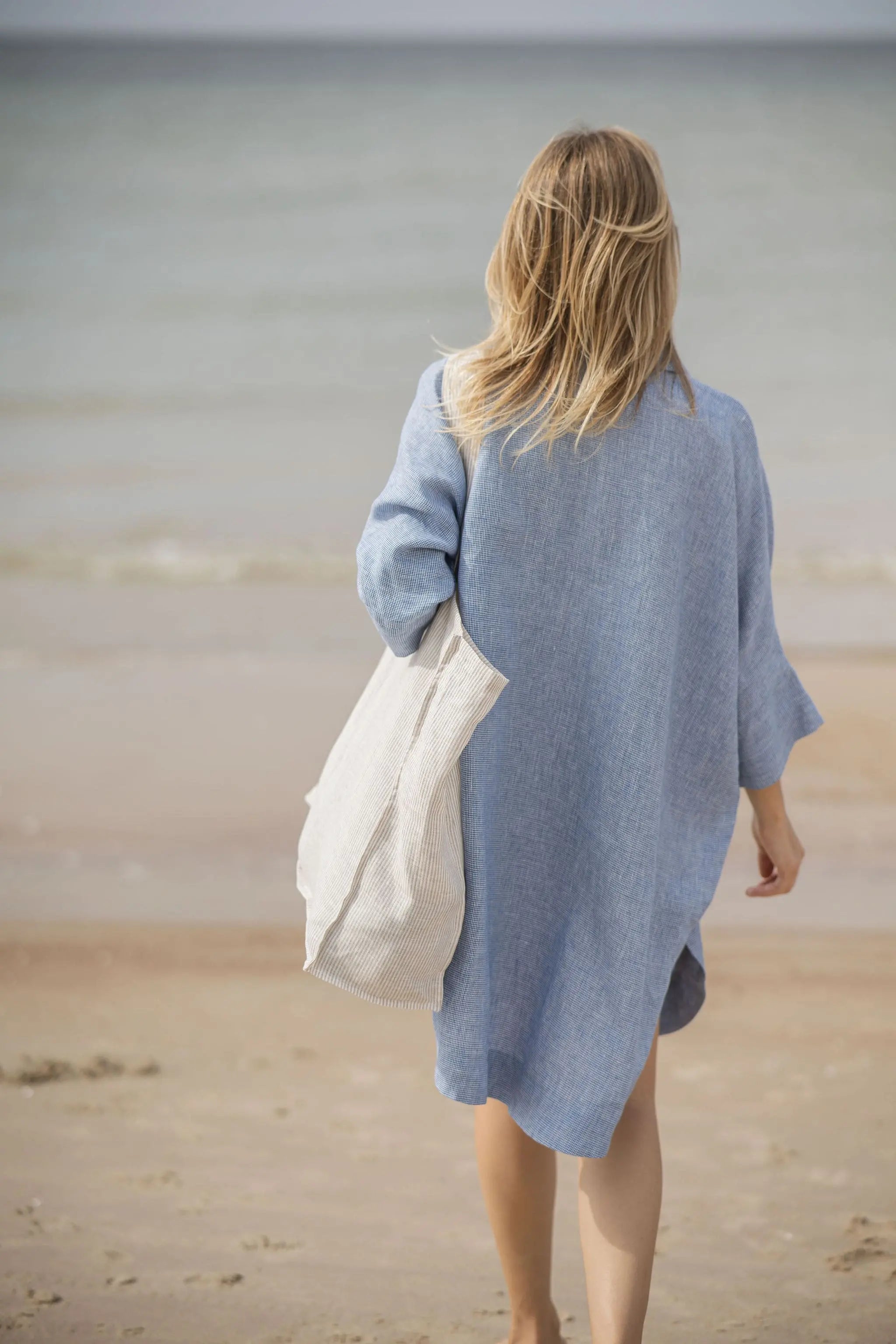 Oversized linneskjorta