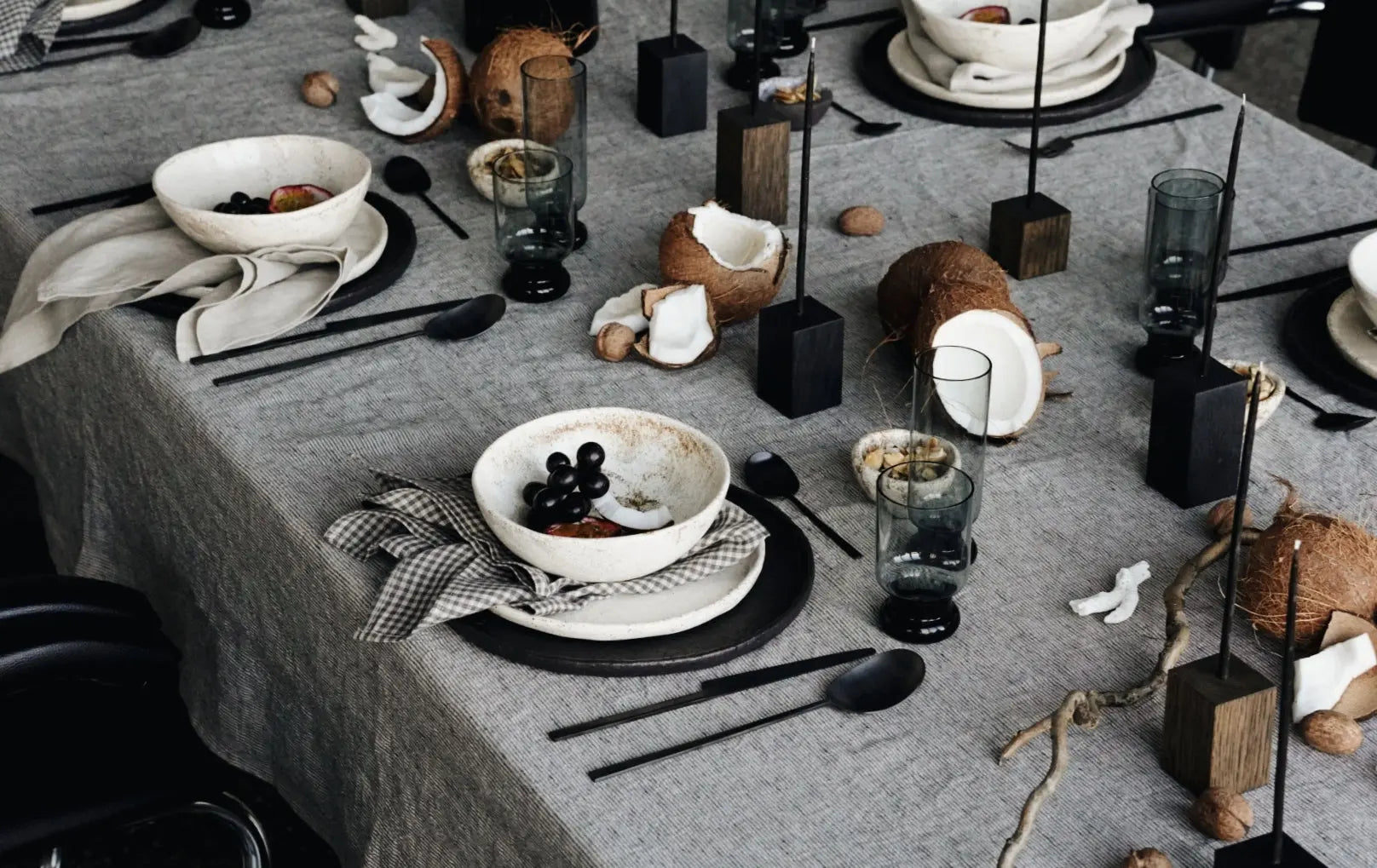 Natural Linen Table Napkins in Pattern Set of 2 Epic Linen