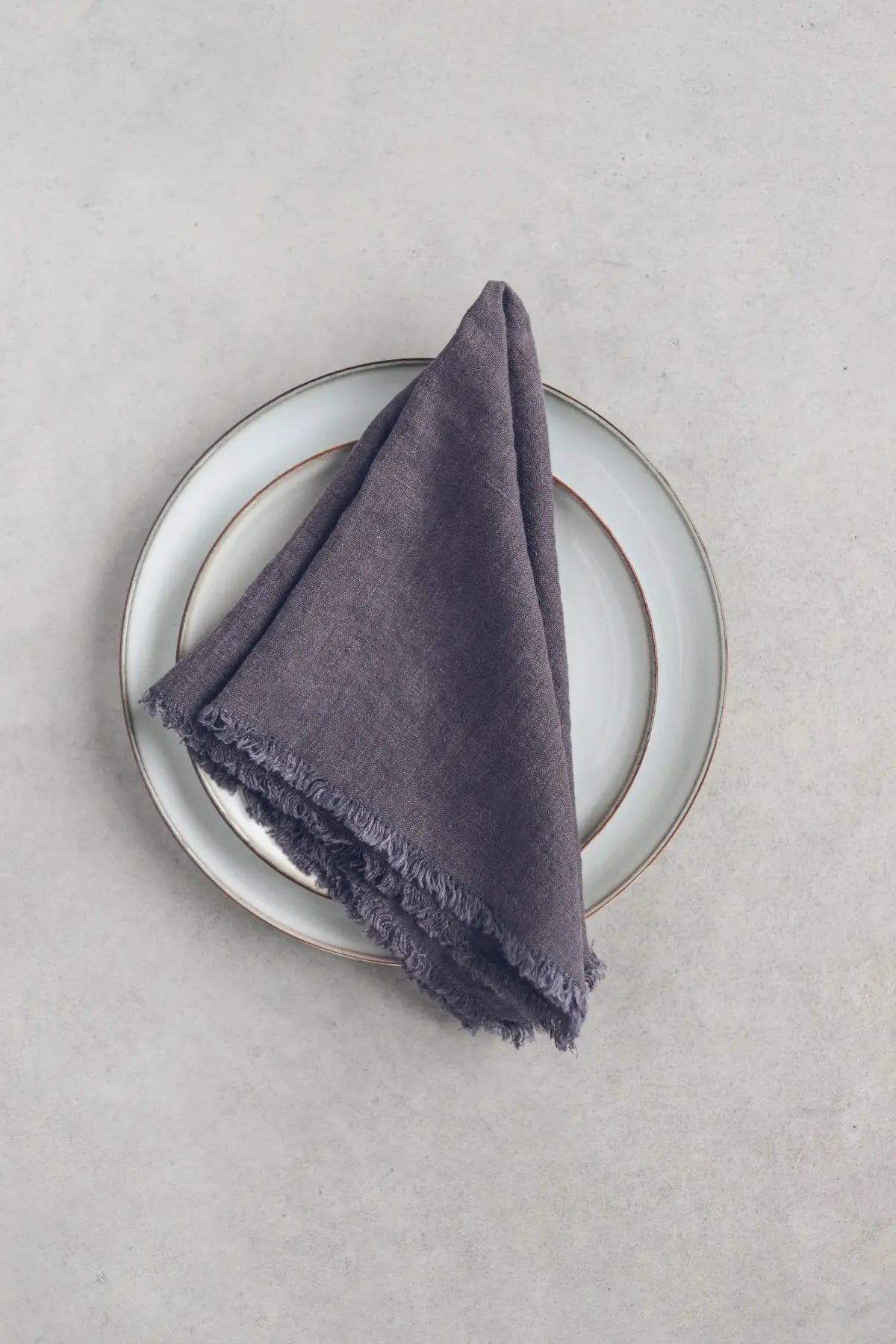 Natural Linen Table Napkins in Dark Colors Set of 2 Epic Linen