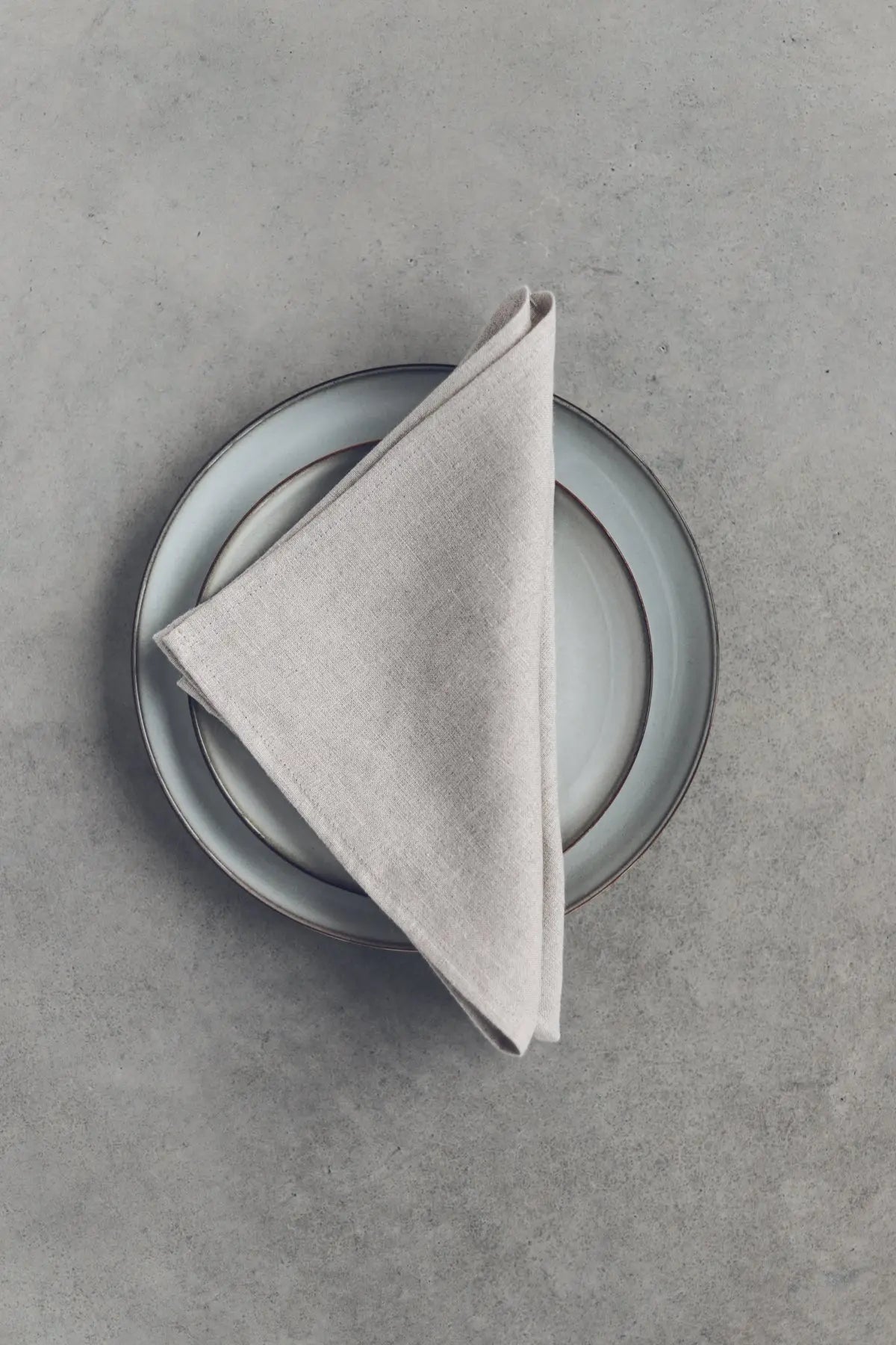 Natural Linen Fringes Table Napkins Set of 2 Epic Linen