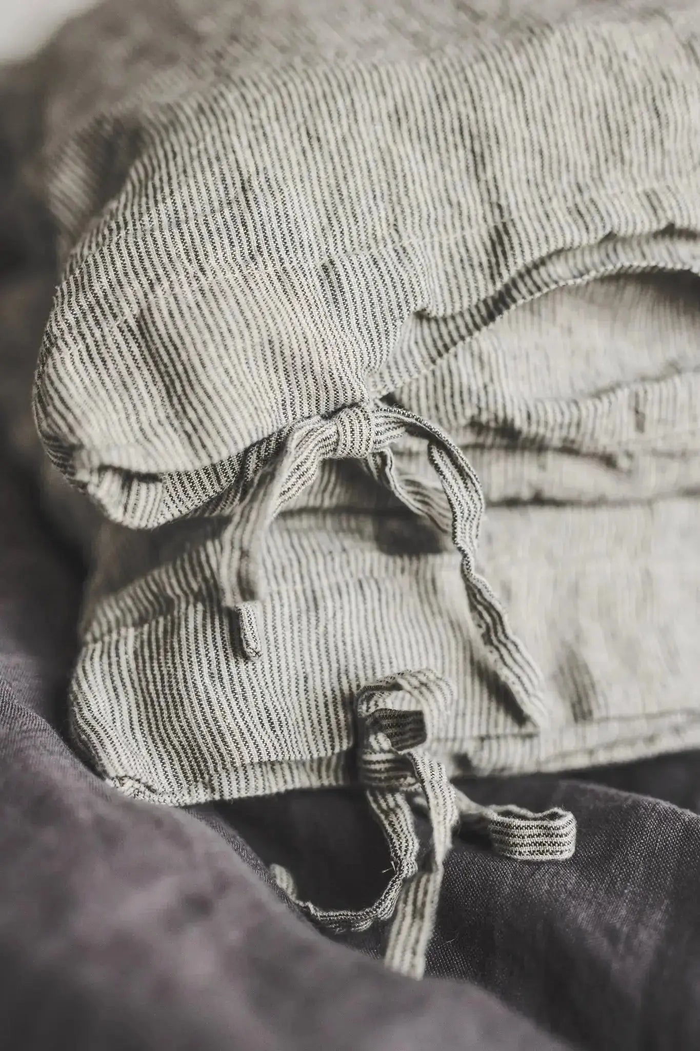 Linen Cushion Cover with Ties Epic Linen