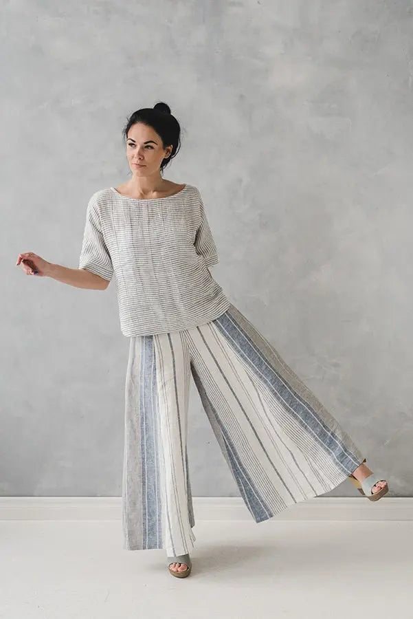Linen Culottes - Epic Linen luxury linen