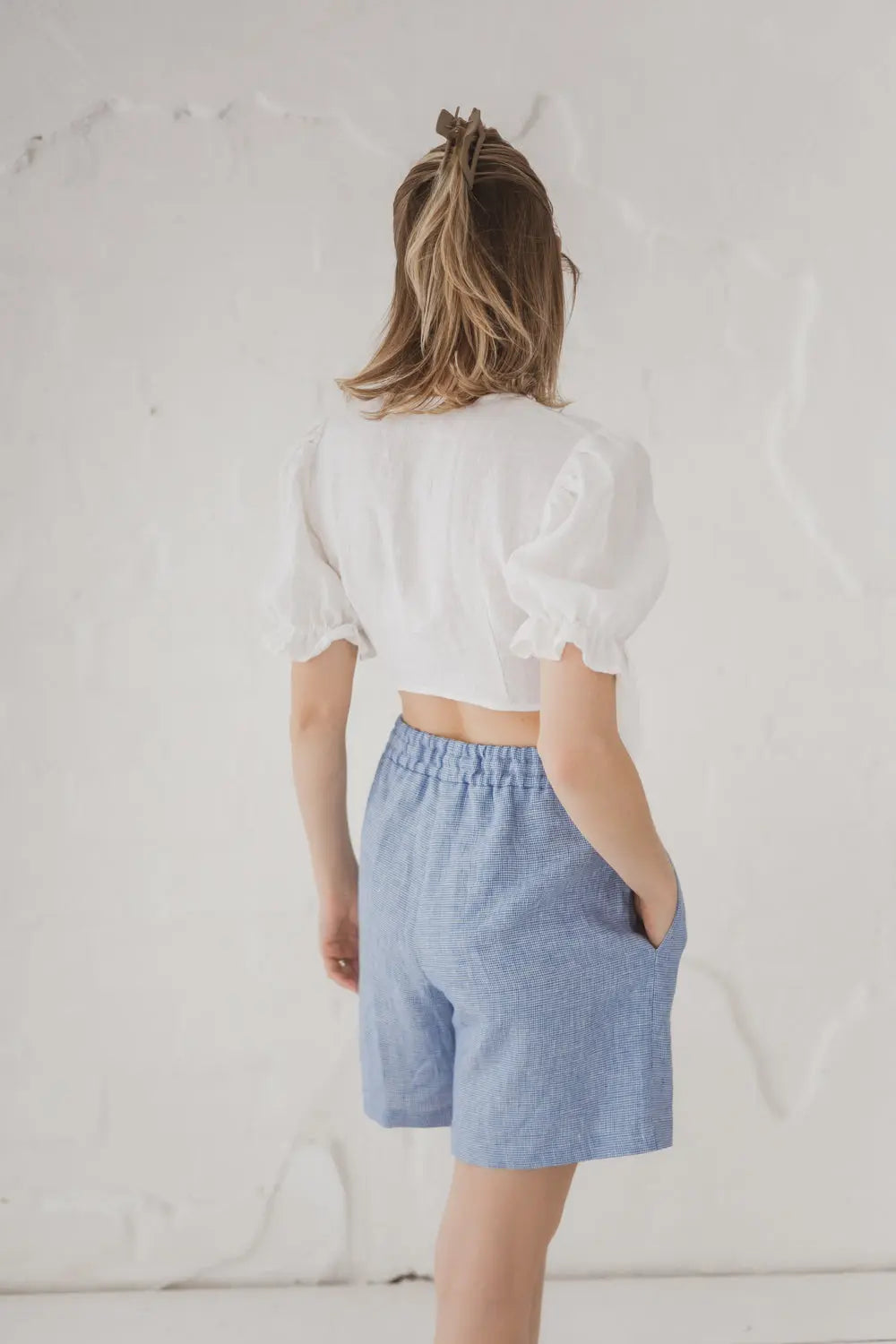 Summer Goose Steps linneshorts