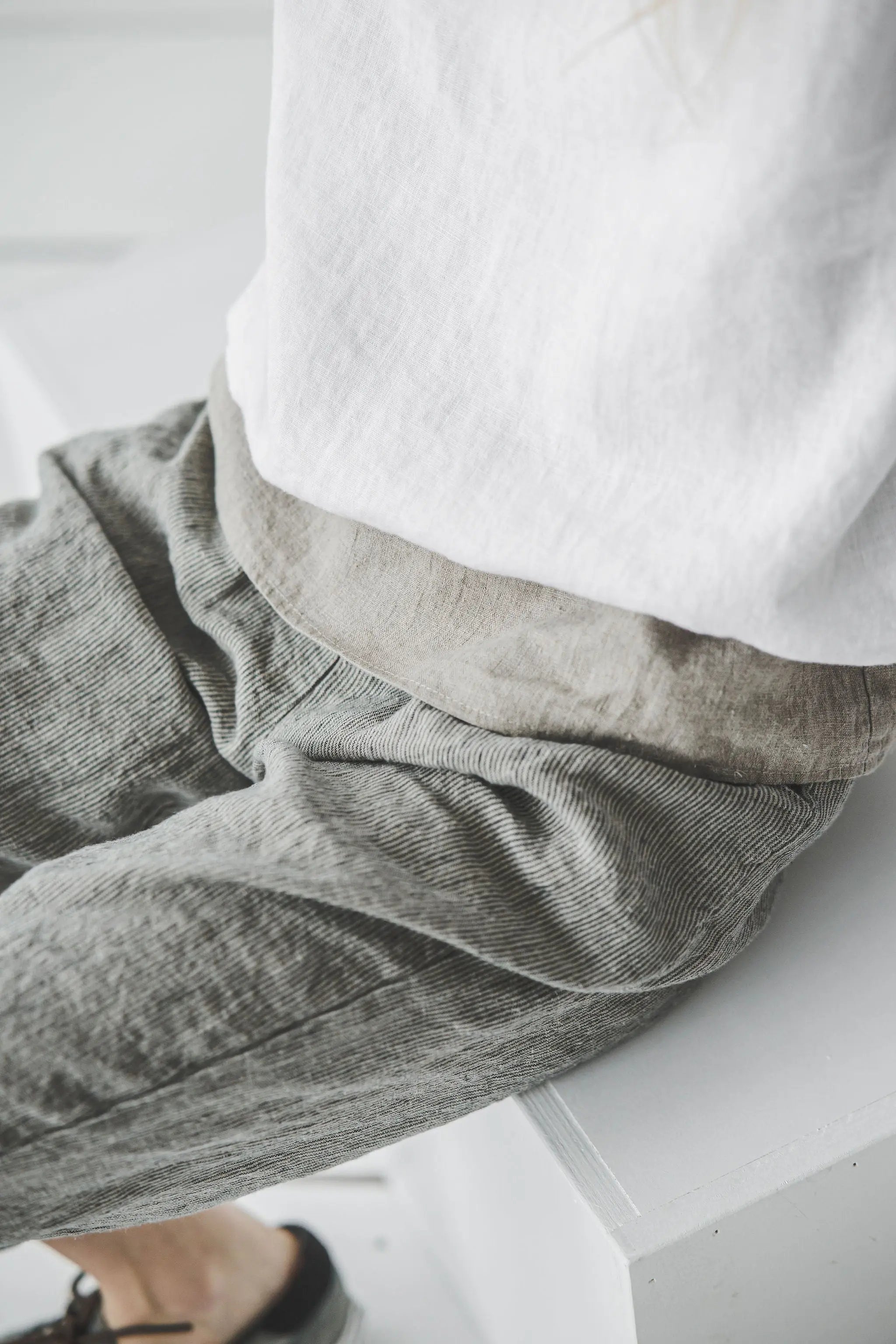 Linen Pants with Elastic Waistband Epic Linen