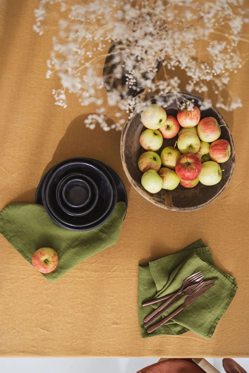 Natural Linen Table Napkins in Bright Colors Set of 2 Epic Linen