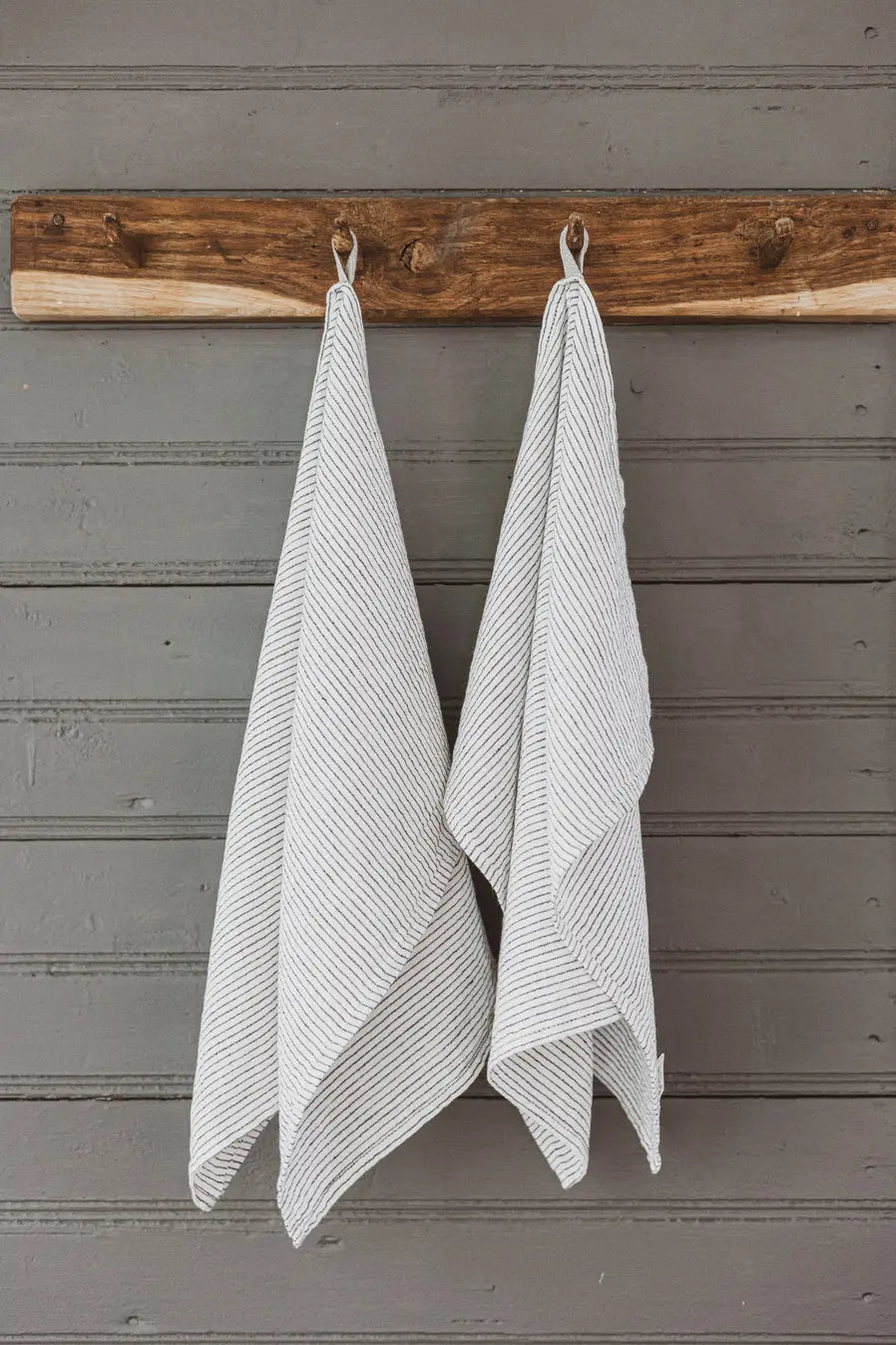 Stonewashed Linen Kitchen Tea Towels Set of 2  Pattern Epic Linen