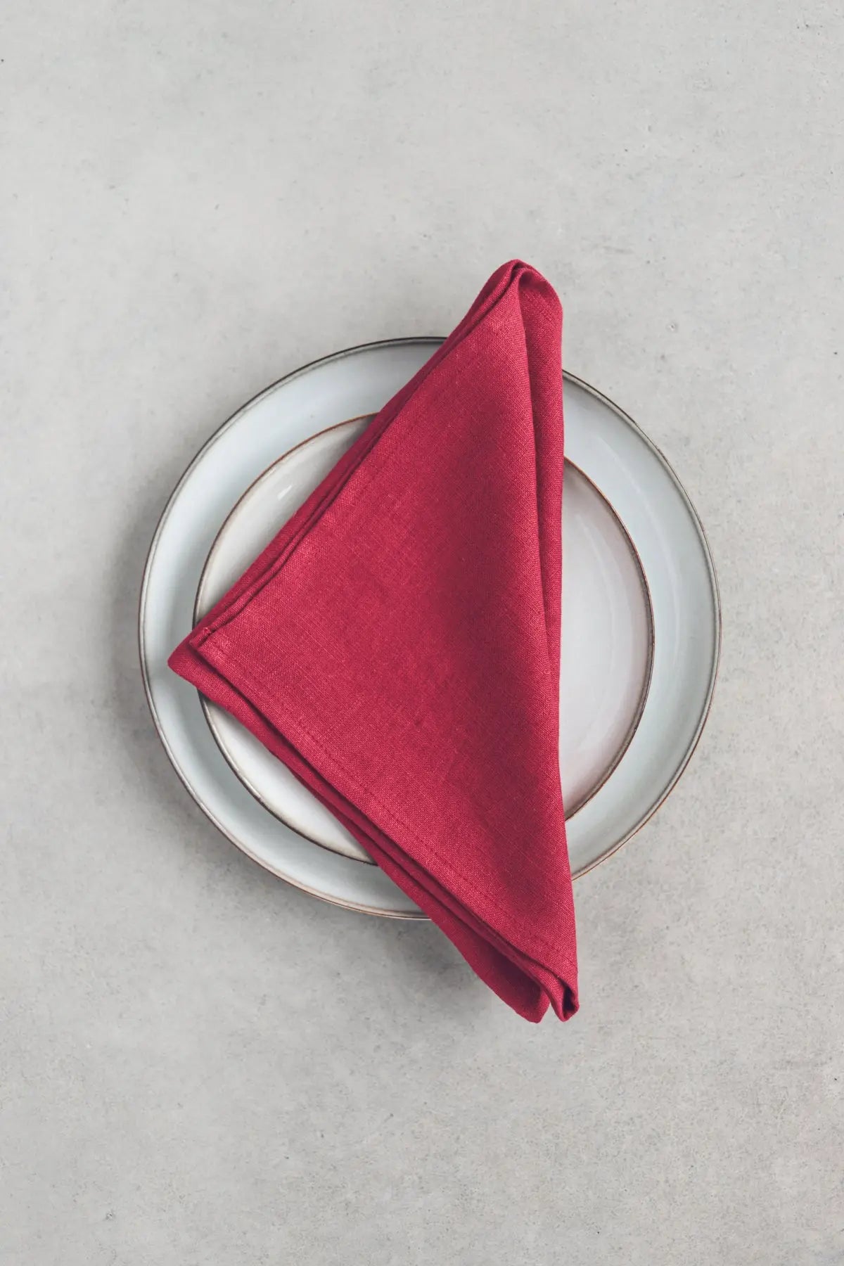 Natural Linen Fringes Table Napkins Set of 2 Epic Linen