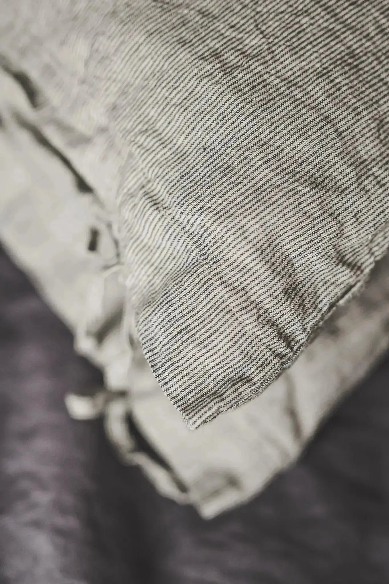 Linen Cushion Cover with Ties Epic Linen