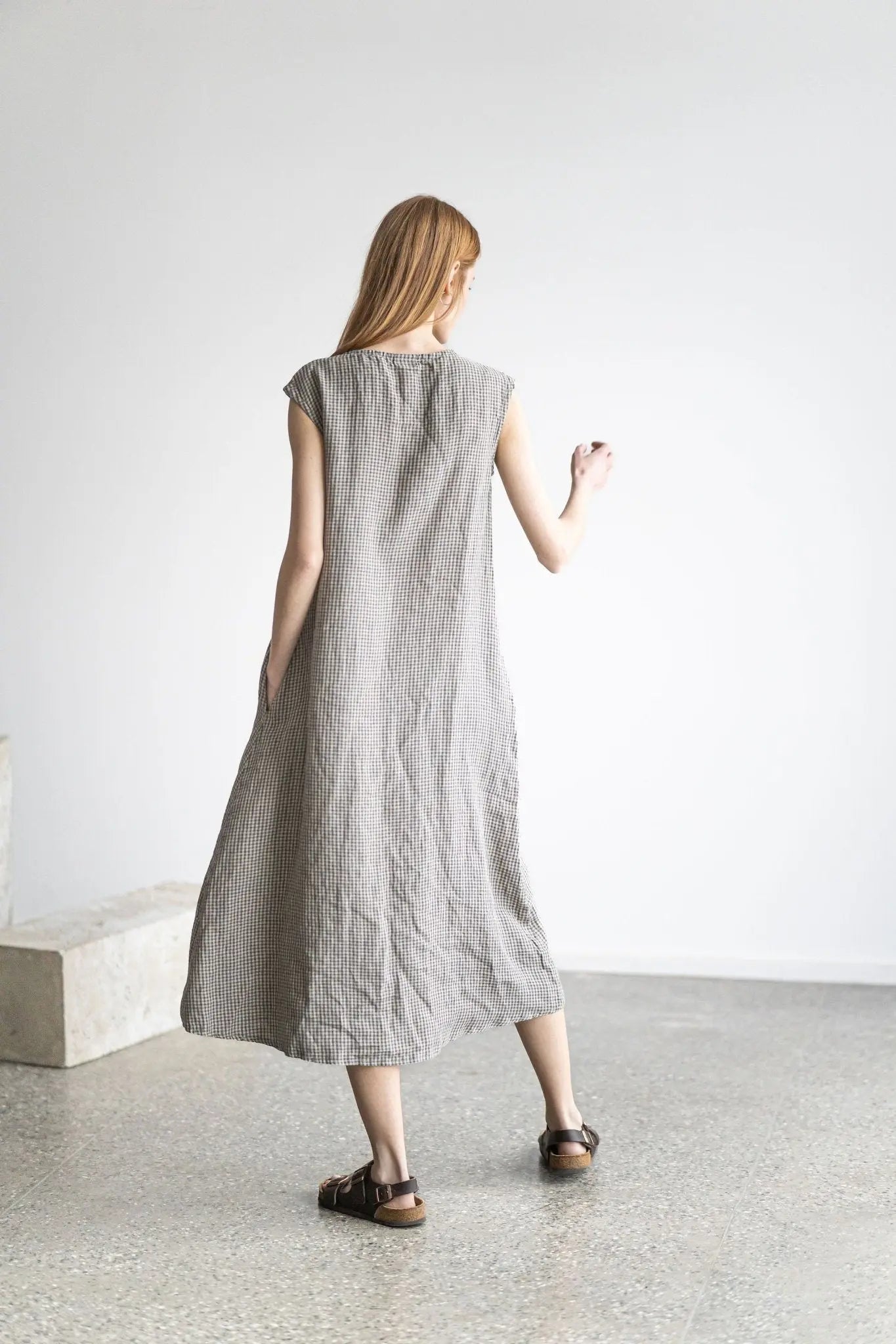 Elegant Linen Maxi Dress - Epic Linen luxury linen