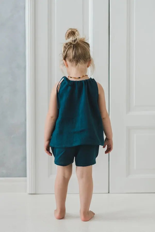 Linen Shorts set for Girls - Epic Linen luxury linen