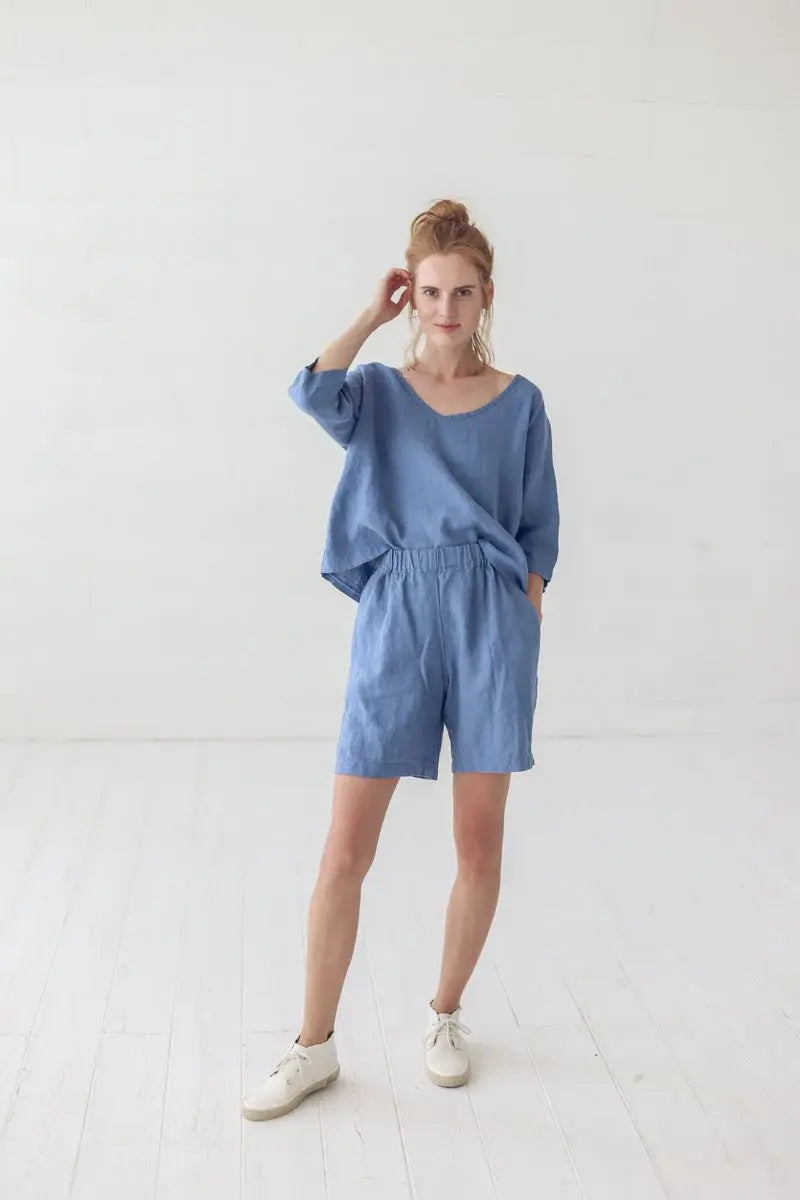 Linen Top Nora - Epic Linen luxury linen
